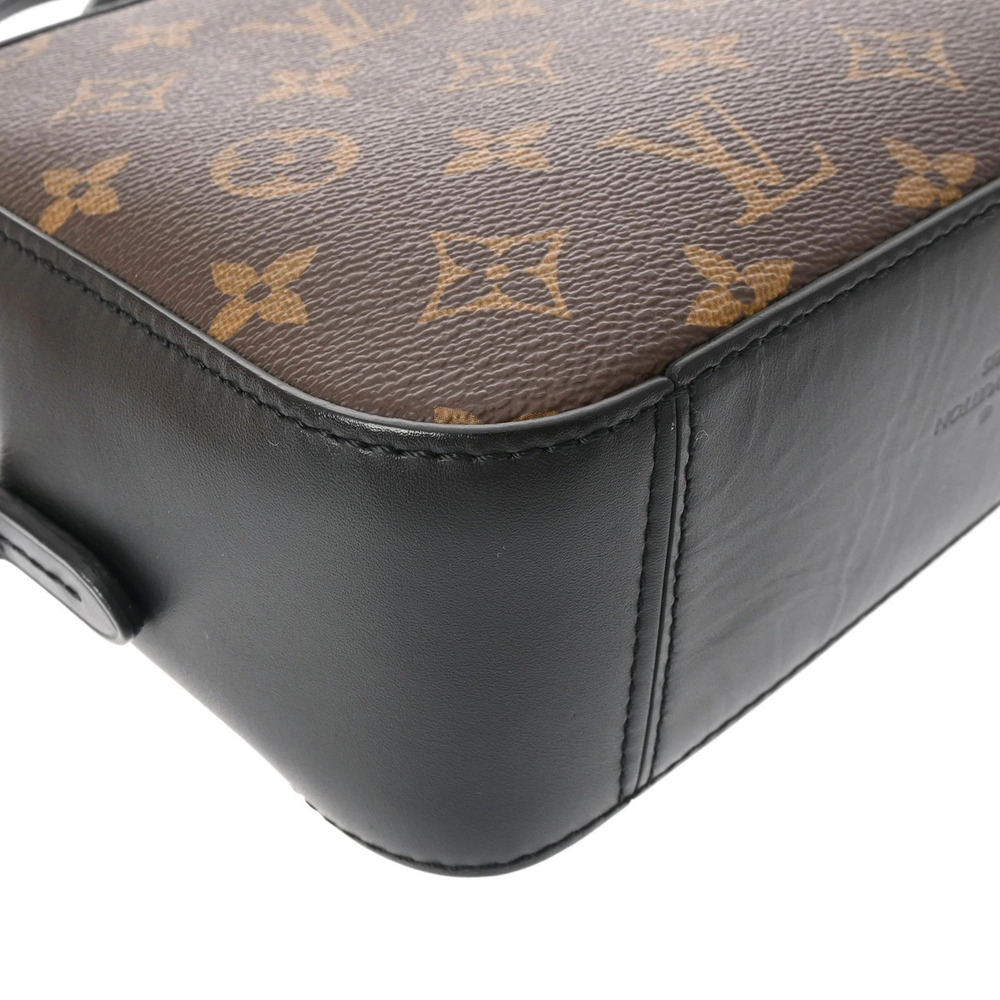 Louis Vuitton Bag Canvas Saintonge Shoulder Black Noir Monogram - Picture 8 of 11